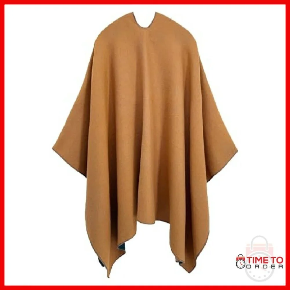 Soft Cashmere-Like Reversible Shawl Wrap, 61